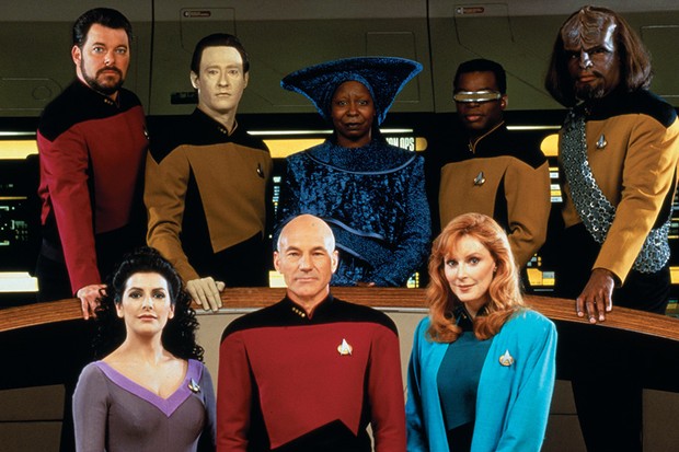 Cast Portrait For 'Star Trek: The Next Generation'